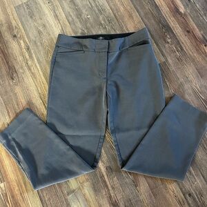 LOFT Charcoal Marissa Straight-Leg Pants Petite